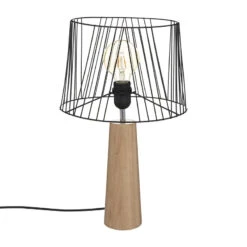 Lampe En Bois Et Métal H46 Joe Atmosphera