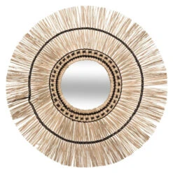 Miroir Laya Roseau 60 Cm Atmosphera