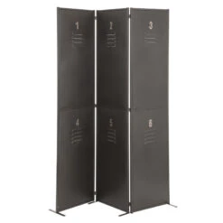 Paravent En Métal Soul 170 Cm Gris Atmosphera