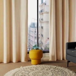 Rideau Ivoire Lilou 140x260 Atmosphera