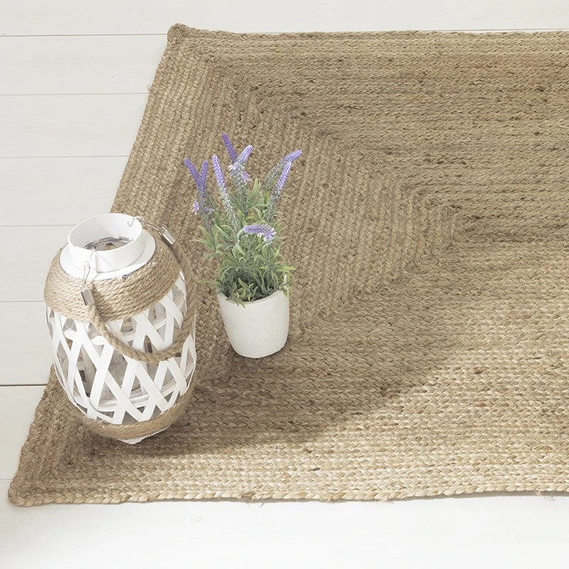 Tapis Jute Naturel Rectangulaire 120x170 Atmosphera – Image 2